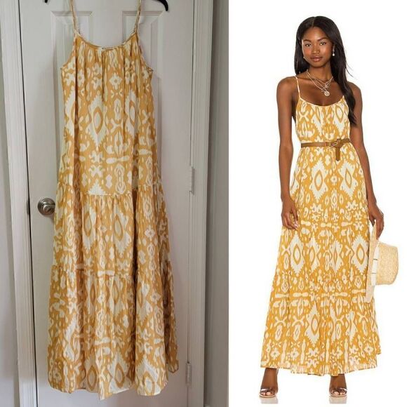 BB Dakota Dresses & Skirts - BB Dakota X Steve Madden Turtle
Island Print Maxi Dress S